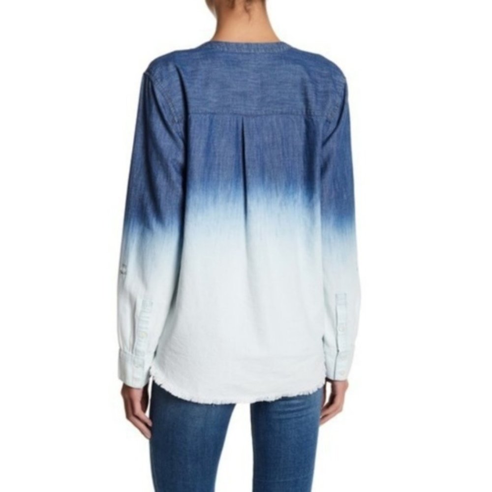 Soft Joie Chambray Long Sleeve Button Down Top XS - Picture 3 of 8